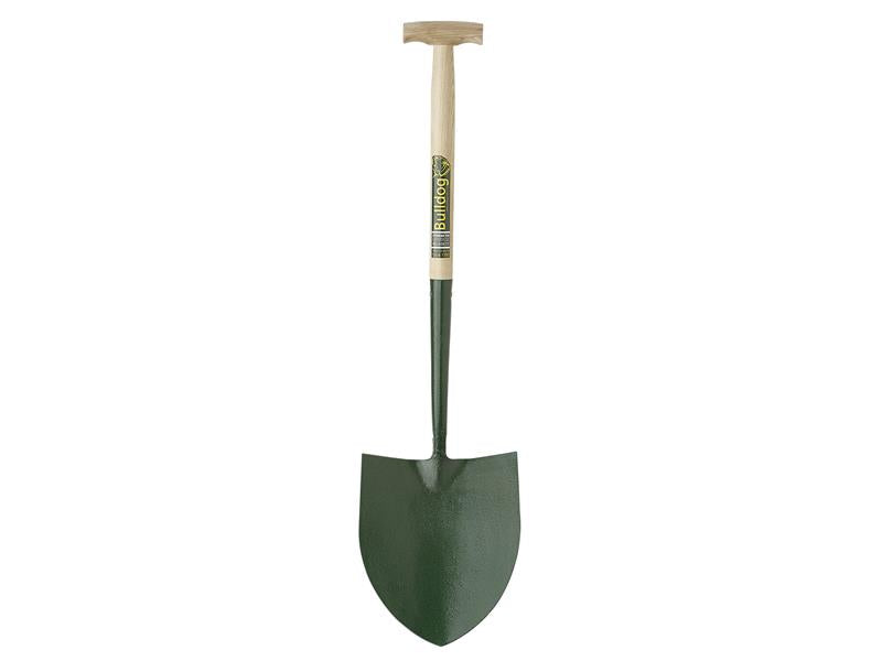 5RM2T Solid Socket Shovel Round No.2 T Handle, Bulldog