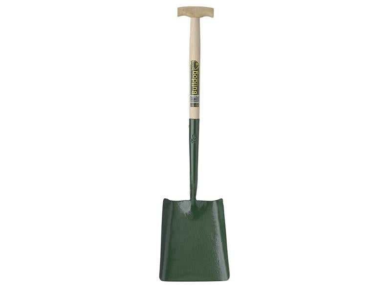 Solid Socket Square Shovel T-Handle, Bulldog