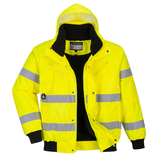 Hi-Vis 3-in-1 Bomber Jacket, Morgans PW