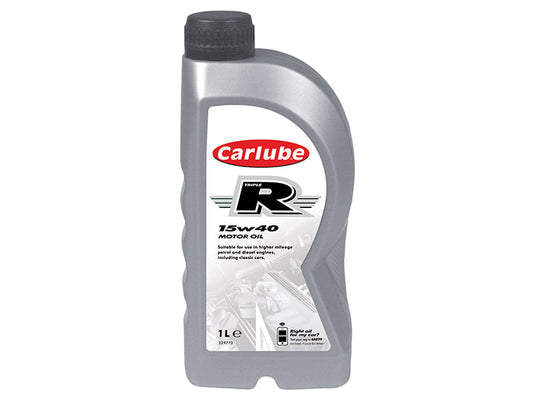 Triple R 15W-40 High Mileage Oil 1 litre, Carlube