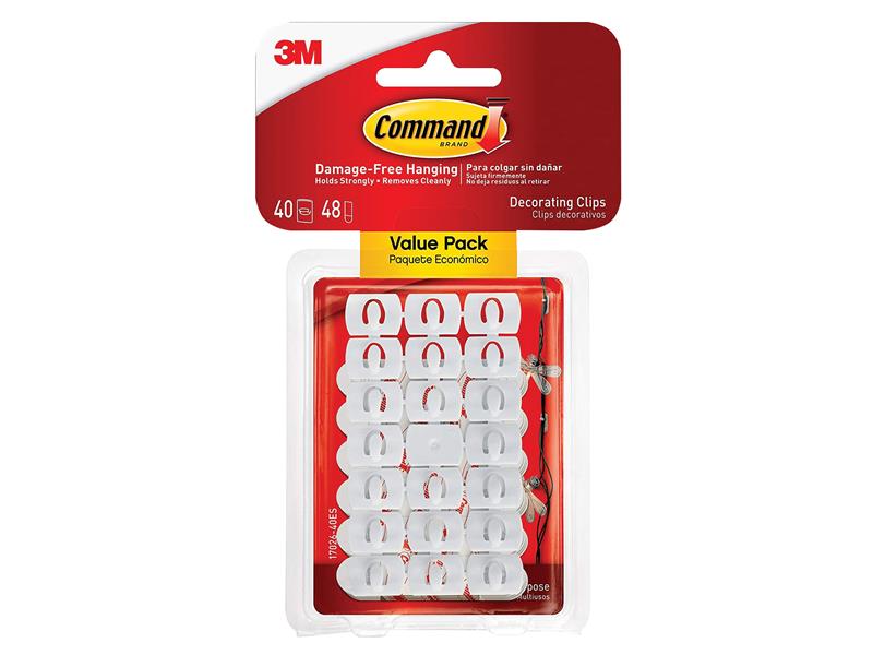 White Decorating Clips (Pack 40), Command™