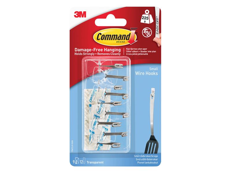 Clear Wire Hooks Value Pack (Pack 9), Command™