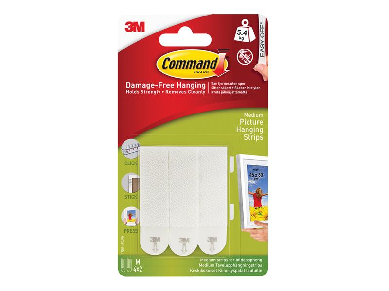 Picture Hanging Strips, Medium (Pack 4), Command™