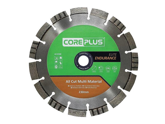 AC230E Elite All Cut Multi-Material Diamond Blade 230mm, CorePlus