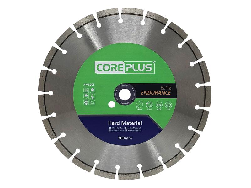 HM300E Elite Hard Material Turbo Diamond Blade 300mm, CorePlus