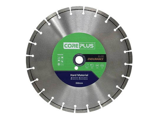 HM350E Elite Hard Material Turbo Diamond Blade 350mm, CorePlus