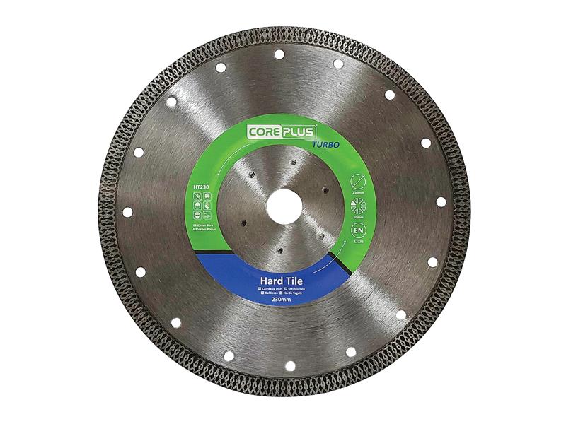 HT230 Hard Tile Turbo Diamond Blade 230mm, CorePlus