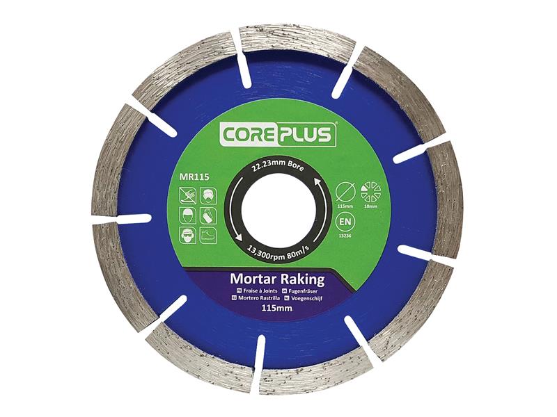 MR115 Mortar Raking Diamond Blade 115mm, CorePlus