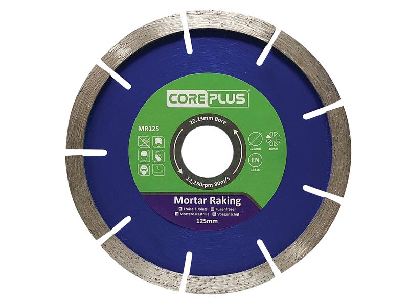 MR125 Mortar Raking Diamond Blade 125mm, CorePlus