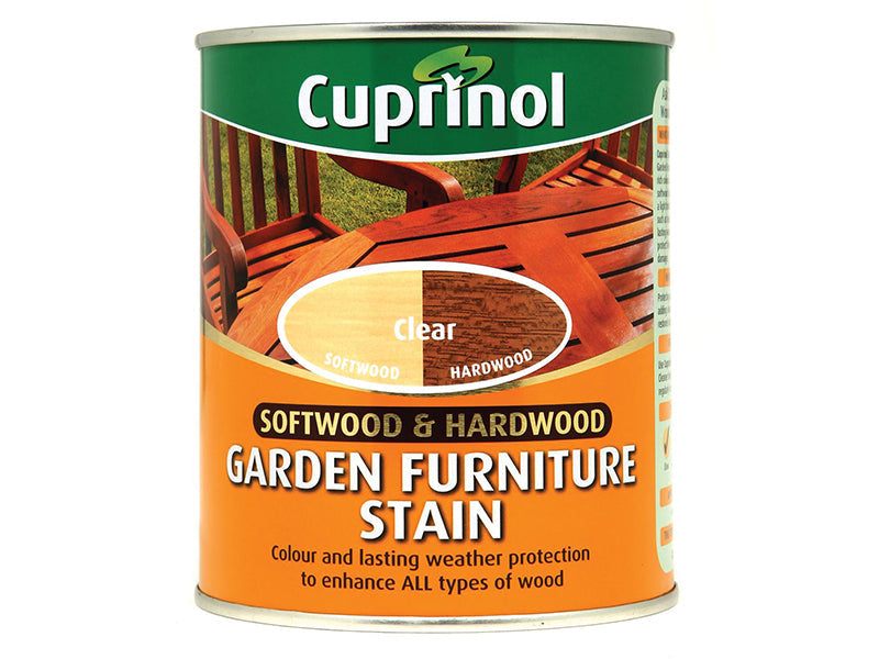 Softwood & Hardwood Garden Furniture Stain Clear 750ml, Cuprinol