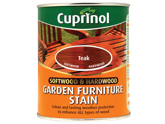 Softwood & Hardwood Garden Furniture Stain Teak 750ml, Cuprinol