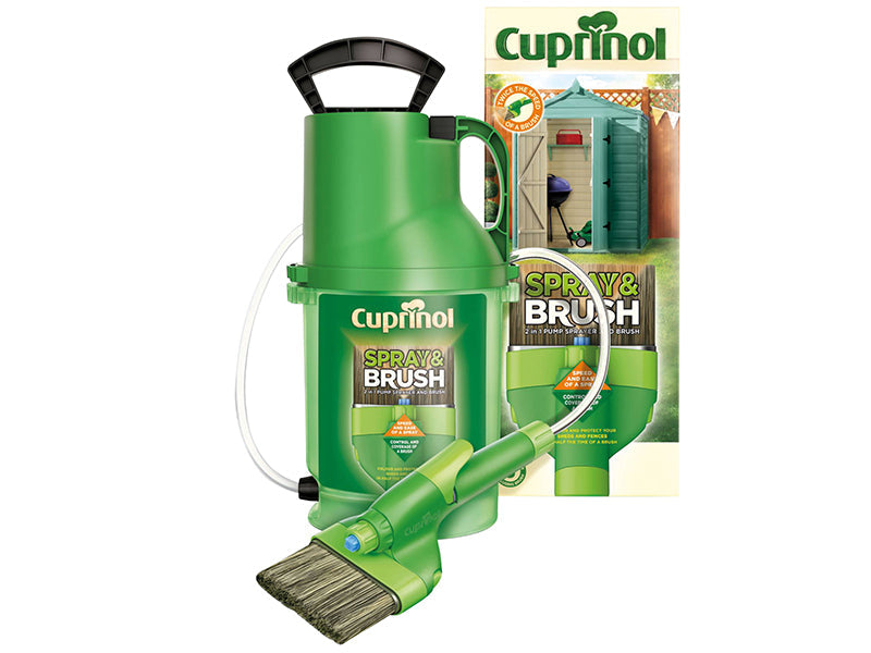 Spray & Brush 2-in-1 Pump Sprayer, Cuprinol