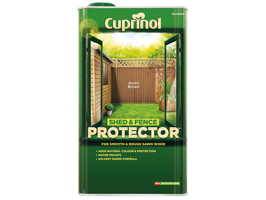 Shed & Fence Protector Acorn Brown 5 litre, Cuprinol