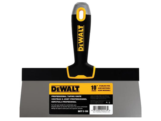 Soft Grip Taping Knife 250mm (10in), DEWALT Drywall