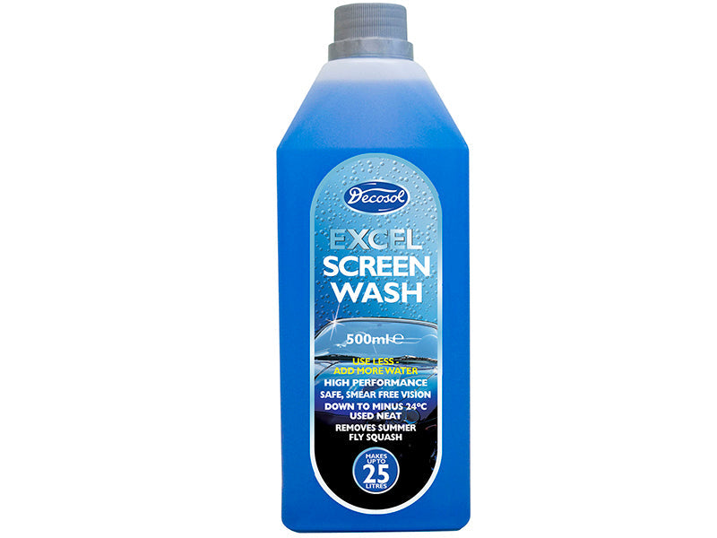 Excel Screenwash 500ml, Decosol