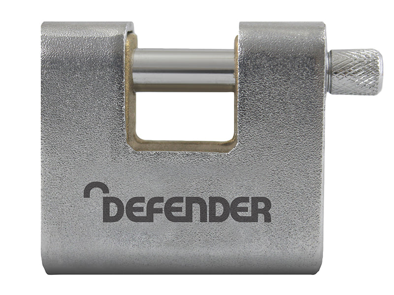 Armoured Warehouse Block Padlock 80mm, DEFENDER