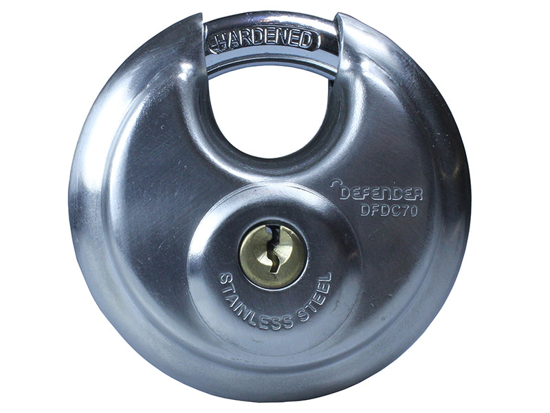 Discus Padlock 70mm Keyed Alike, DEFENDER