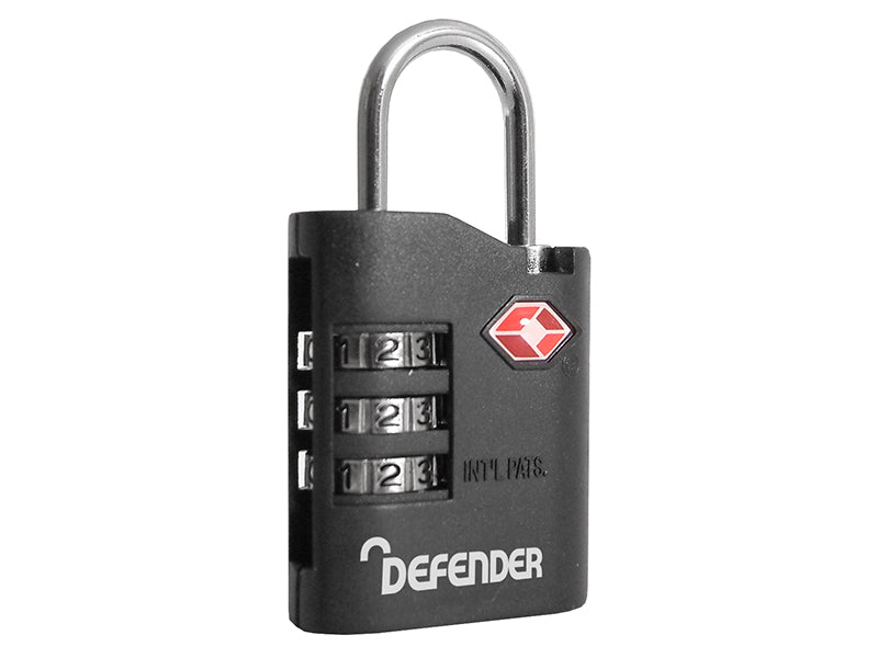 TSA Combination Padlock 35mm, DEFENDER