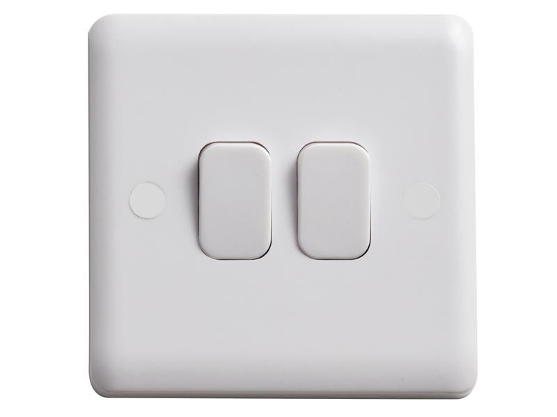 Light Switch 2-Gang 2-Way, Deta Vimark