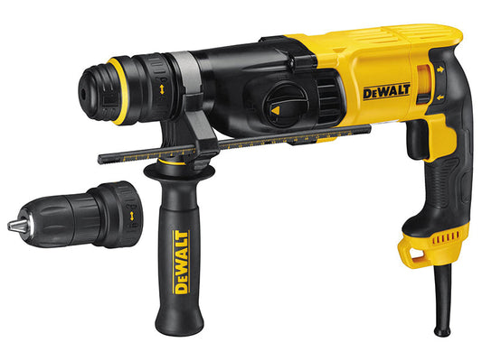 D25134KL SDS Plus 3-Mode QCC Hammer Drill 800W 110V, DEWALT