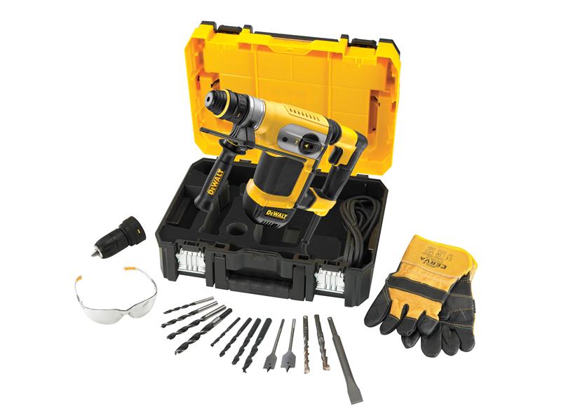 D25417KT 4kg SDS Plus Combination Hammer 1000W 110V, DEWALT