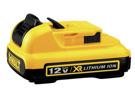 DCB127 XR Slide Battery Pack 12V 2.0Ah Li-ion, DEWALT