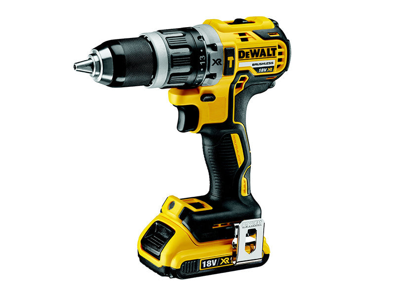 DCD796D2 XR Brushless Combi Drill 18V 2 x 2.0Ah Li-ion, DEWALT