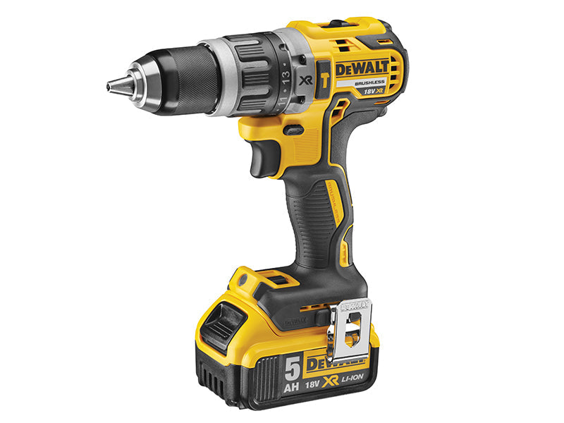 DCD796P1 XR Brushless Combi Drill 18V 1 x 5.0Ah Li-ion, DEWALT