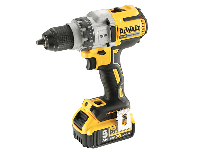 DCD991P2 Brushless 3 Speed Drill Driver 18V 2 x 5.0Ah Li-ion, DEWALT