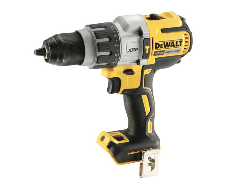 DCD996N XR Brushless Combi Drill 18V Bare Unit, DEWALT