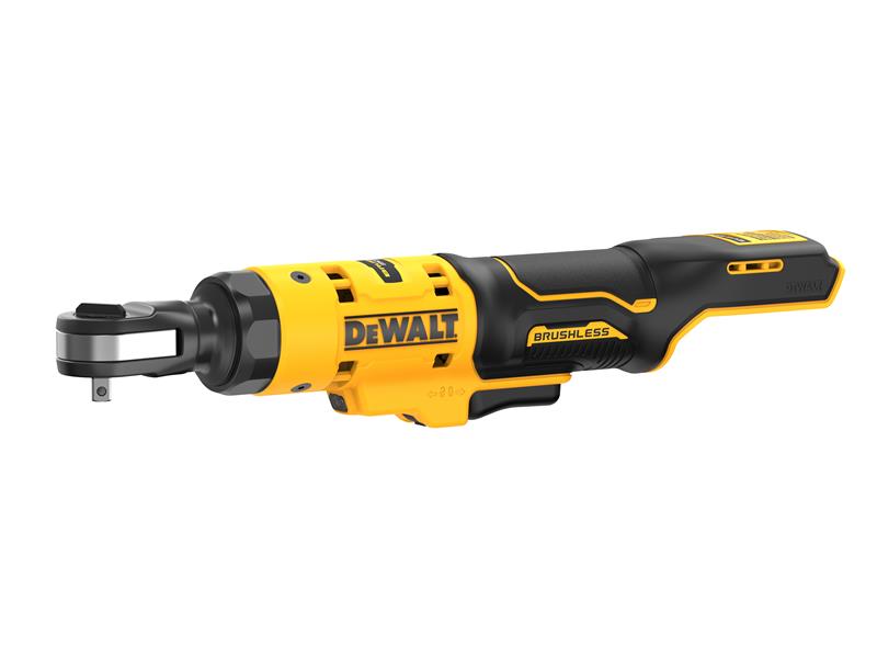 DCF504N XR 1/4in Open Head Ratchet 12V Bare Unit, DEWALT