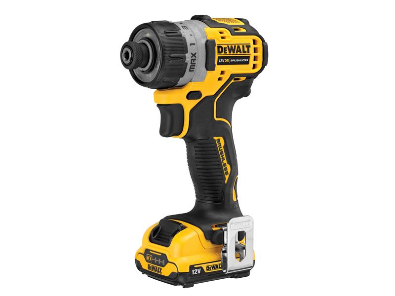 DCF601D2 XR Brushless Sub-Compact Screwdriver 12V 2 x 2.0Ah Li-ion, DEWALT