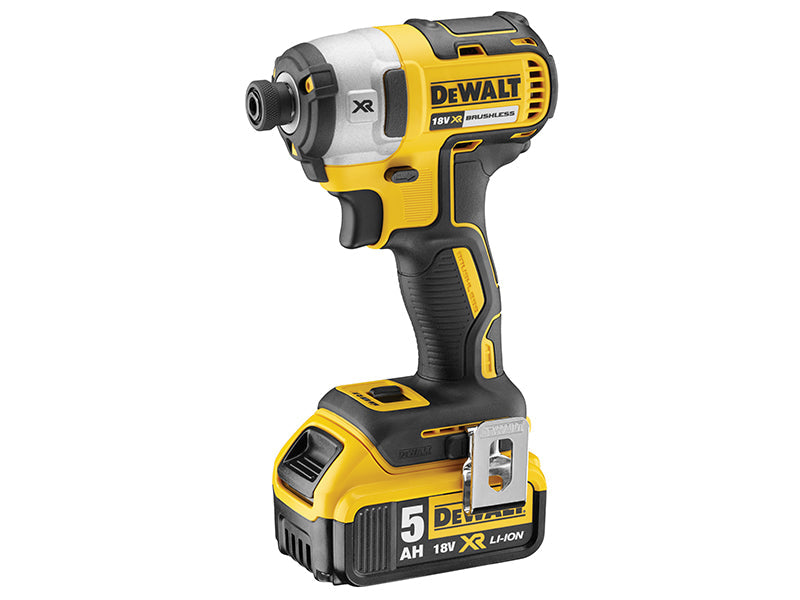 DCF887P2 XR Brushless 3 Speed Impact Driver 18V 2 x 5.0Ah Li-ion, DEWALT