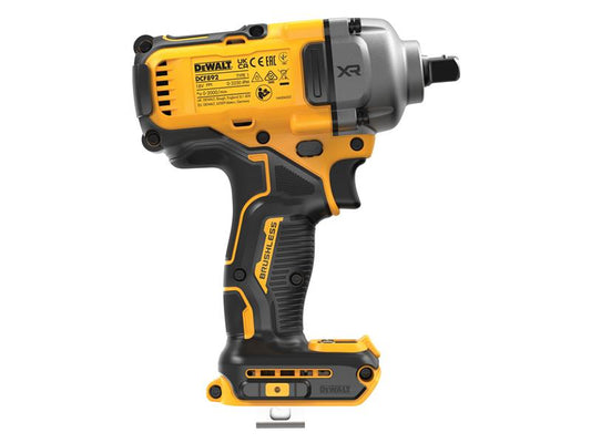 DCF892N XR BL High Torque 1/2in Impact Wrench 18V Bare Unit, DEWALT