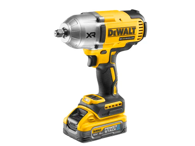 DCF900H2T POWERSTACK™ Impact Wrench 18V 2 x 5.0Ah Li-ion, DEWALT