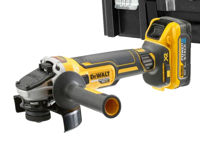 DCG409H2T XR Advantage Grinder 125mm 18V 2 x POWERSTACK™ 5.0Ah Li-ion, DEWALT