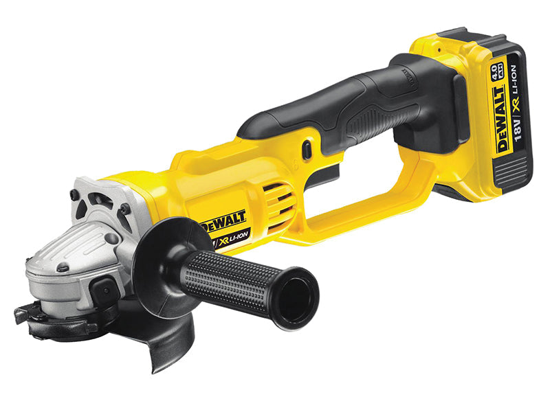 DCG412M2 Premium XR Angle Grinder 125mm 18V 2 x 4.0Ah Li-ion, DEWALT