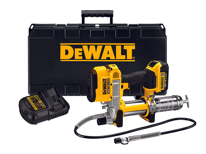 DCGG571M1 Cordless XR Grease Gun 18V 1 x 4.0Ah Li-ion, DEWALT