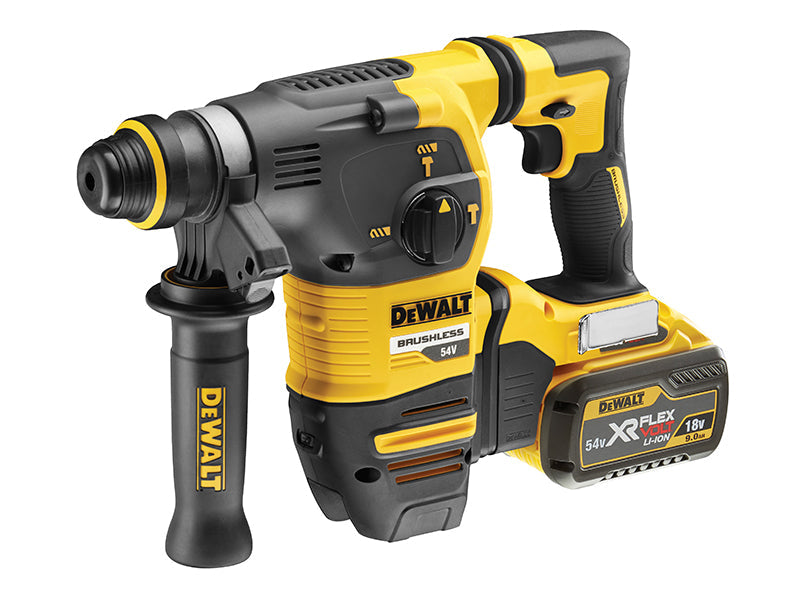 DCH333X2 XR FlexVolt Brushless SDS Plus Hammer 54V 2 x 3.0Ah Li-ion, DEWALT