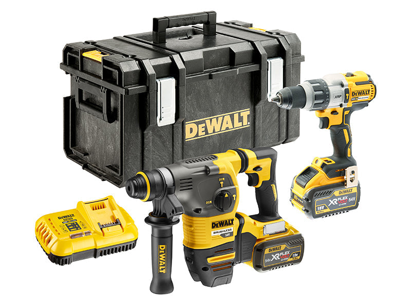 DCK2033X2 XR FlexVolt Twin Pack 18/54V 2 x 9.0/3.0Ah Li-ion, DEWALT