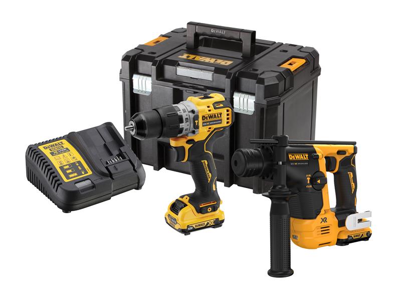 DCK2102L2T XR Brushless Twin Pack 12V 2 x 3.0Ah Li-ion, DEWALT