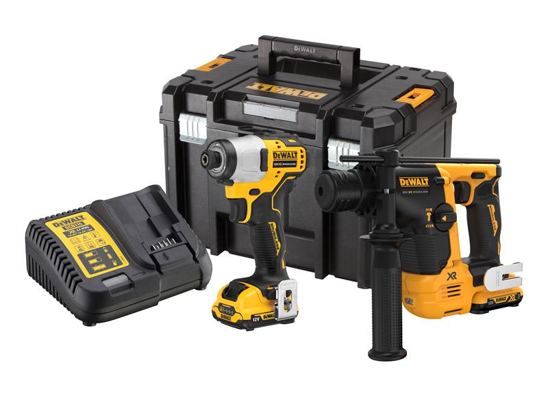 DCK2104L2T XR Brushless Twin Pack 12V 2 x 3.0Ah Li-ion, DEWALT