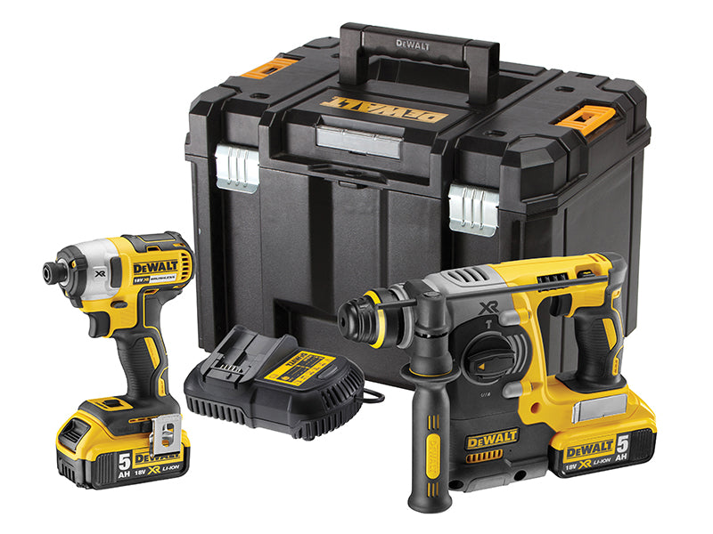 DCK2532P2 XR Brushless Twin Pack 18V 2 x 5.0Ah Li-ion, DEWALT