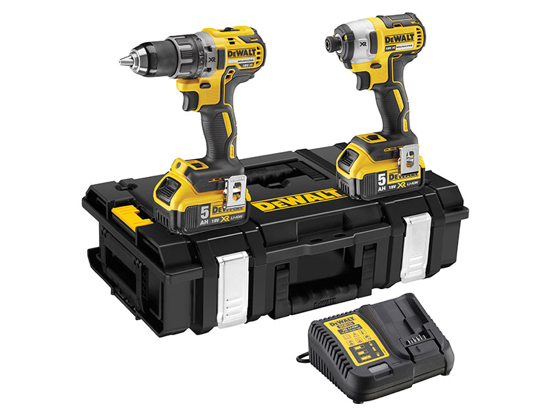 DCK266P2 XR Brushless Twin Pack 18V 2 x 5.0Ah Li-ion, DEWALT