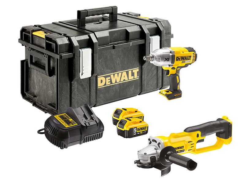 DCK269P2 XR Brushless Twin Pack 18V 2 x 5.0Ah Li-ion, DEWALT