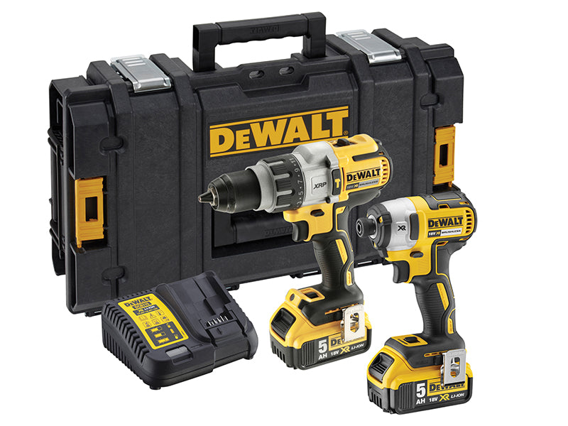 DCK276P2 Brushless Twin Pack 18V 2 x 5.0Ah Li-ion, DEWALT