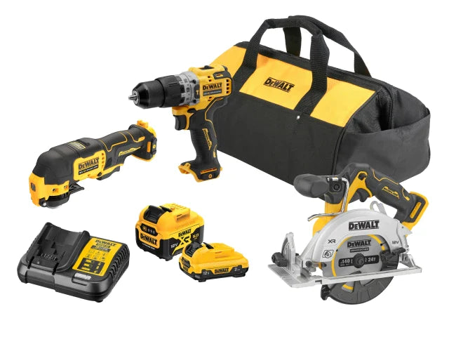 DCK318PD XR Brushless Kit 12V 1 x 2.0Ah & 1 x 5.0Ah Li-ion, DEWALT