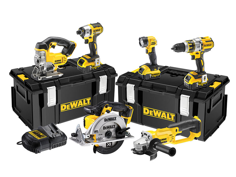 DCK694P3 Brushless 3 Speed 6 Piece Kit 18V 3 x 5.0Ah Li-ion, DEWALT