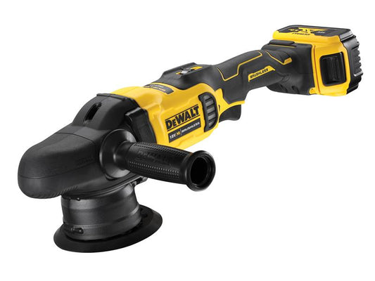 DCM848P2 XR Brushless Polisher 125mm 18V 2 x 5.0Ah Li-ion, DEWALT