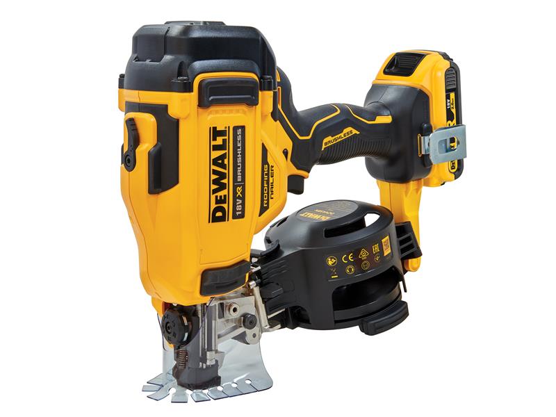 DCN45RND2 XR Brushless Roofing Coil Nailer 18V 2 x 2.0Ah Li-ion, DEWALT